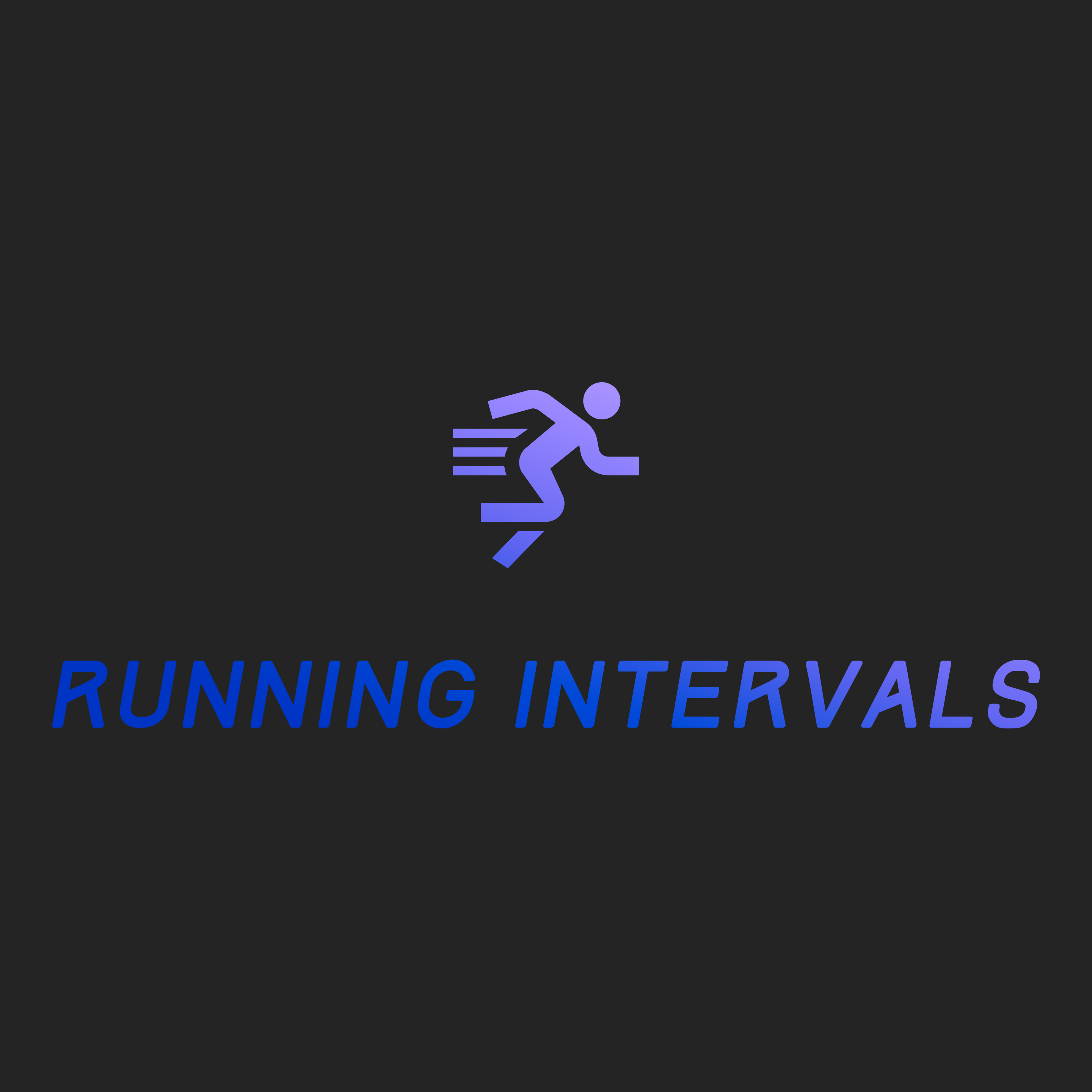 Running Intervals Logo